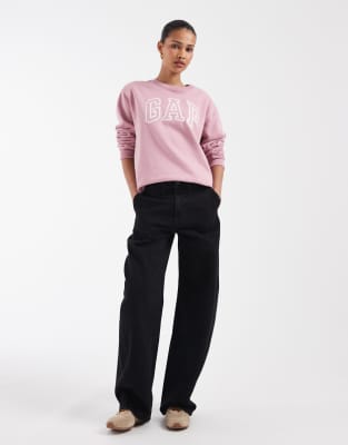 Gap Baggy Barrel Jeans In Blue