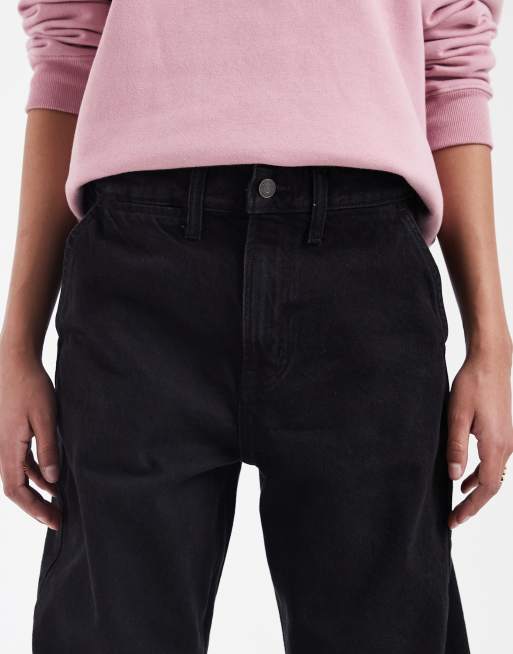GAP baggy barrel jeans in washed black, 5 of 5