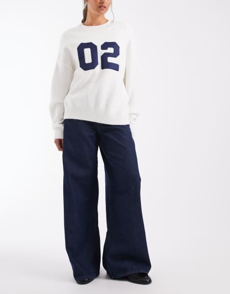 GAP baggy fit jeans in dark rinse navy - view 1