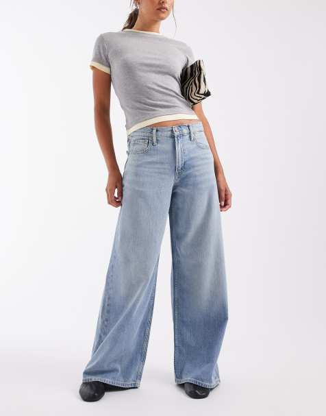 GAP baggy fit jeans in light indigo blue - view 1