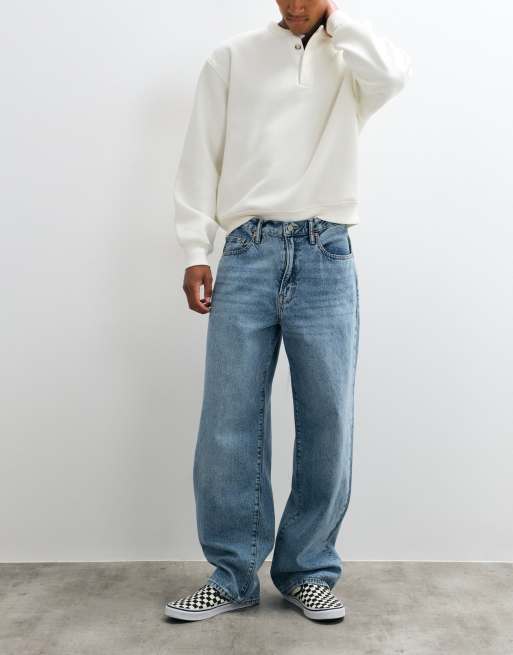 GAP Baggy fit jeans in light wash blue, 2 of 5
