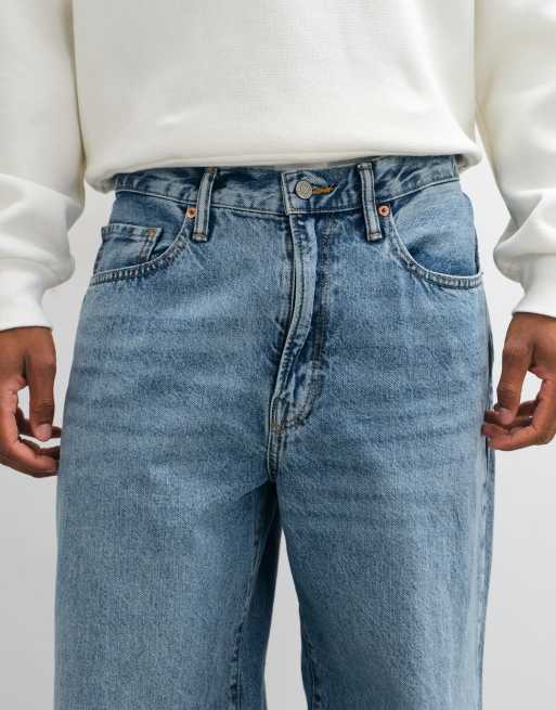 GAP Baggy fit jeans in light wash blue, 4 of 5