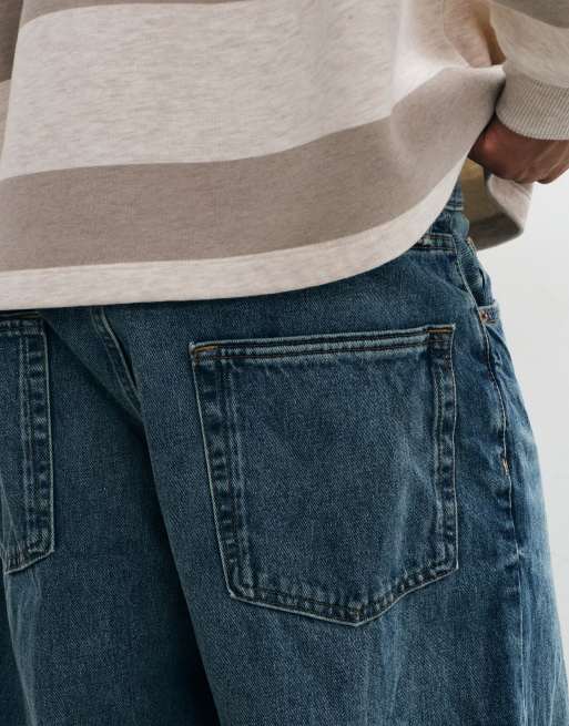 GAP barrel fit jeans in mid wash , 5 of 5