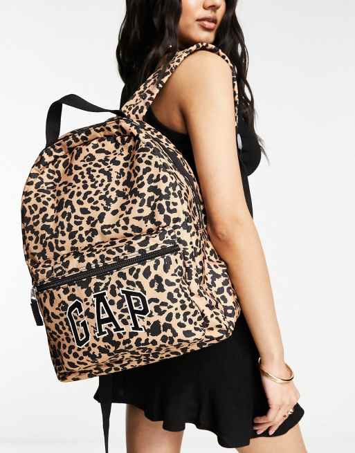 GAP - Berkley - Stor rygsæk med leopardmønster