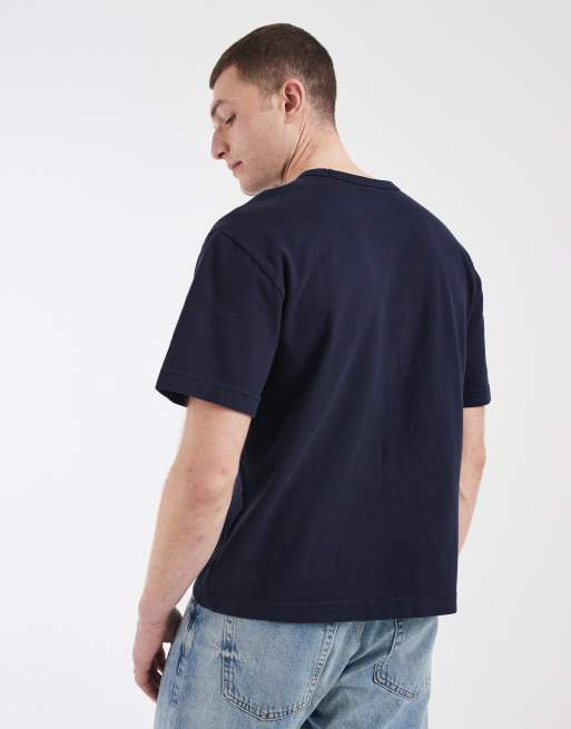 GAP boxy oversized heavy weight t-shirt in navy, 5 of 5