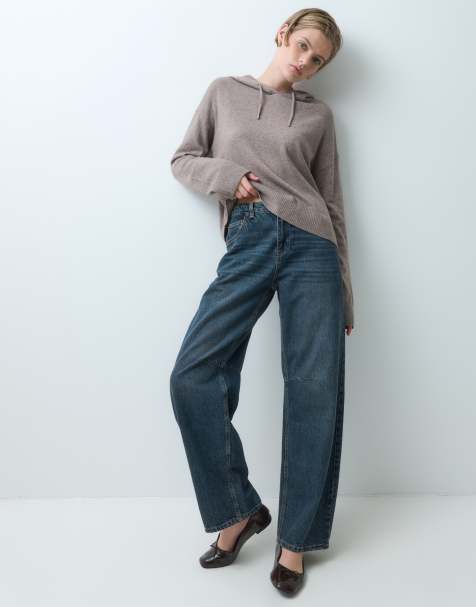 GAP Cashsoft hoodie co-ord in beige - view 1