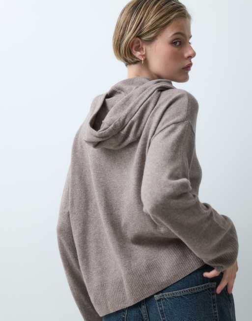 GAP Cashsoft hoodie co-ord in beige, 3 of 5