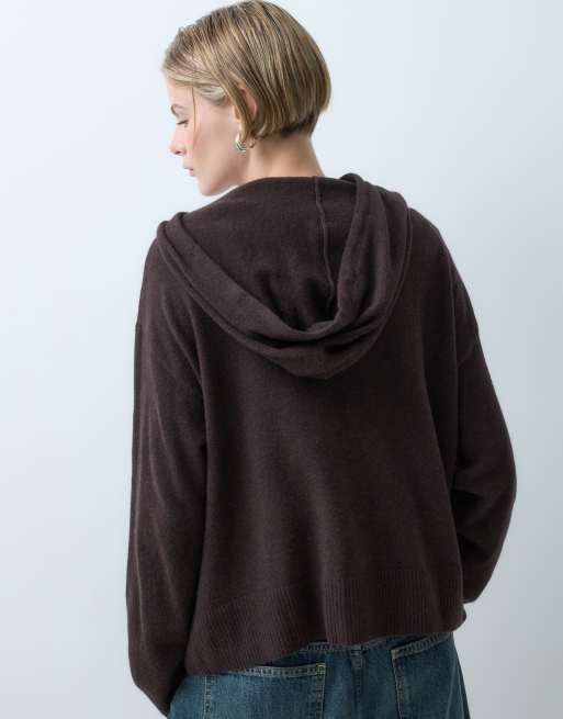 GAP Cashsoft hoodie co-ord in brown, 4 of 5