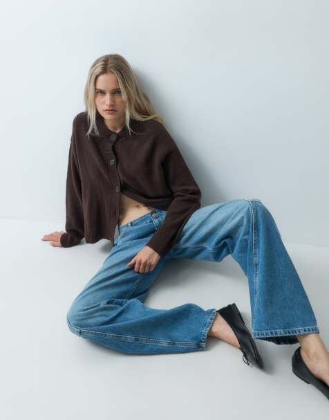 GAP Cashsoft knitted cardigan in brown - view 1