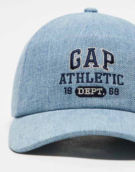 GAP - Casquette en jean avec logo Athletic - Bleu , 2 de 3