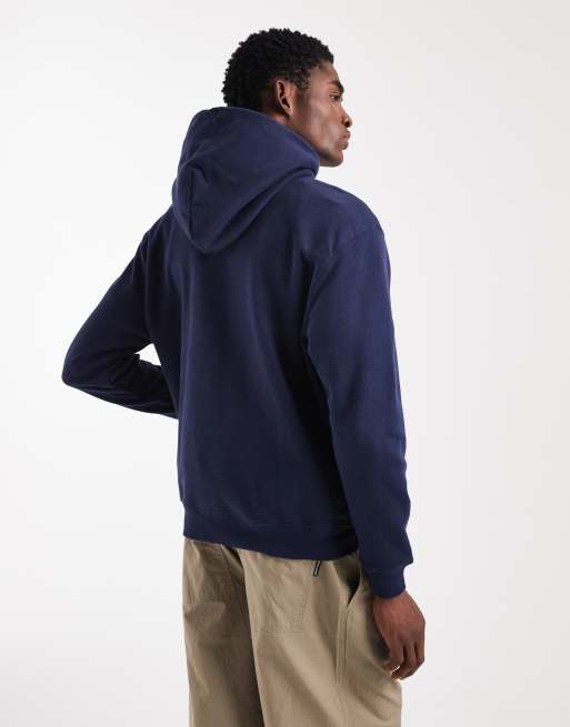 GAP chest logo hoodie in navy, 3 of 5