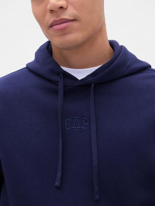 GAP chest logo hoodie in new navy, 3 of 4