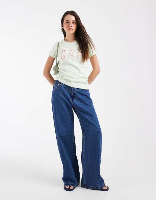 Gap classic logo t-shirt in green, 2 of 4