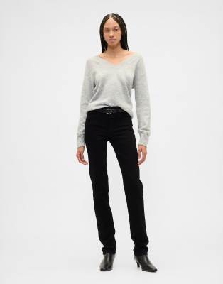 Gap Classic Straight Leg Jeans In Black