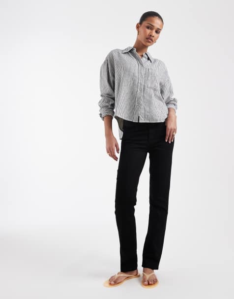 GAP classic straight leg jeans in black