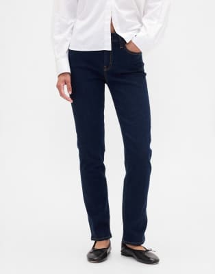 Gap Classic Straight Leg Jeans In Blue