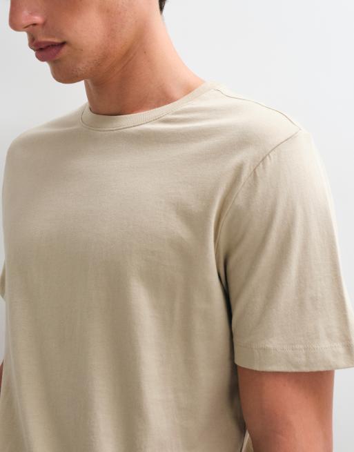 GAP classic t-shirt in beige, 5 of 5