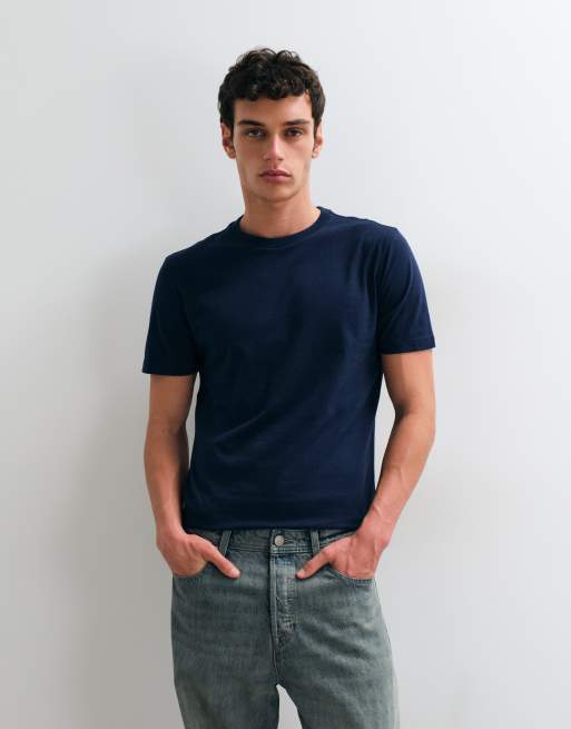 GAP classic t-shirt in navy , 2 of 5