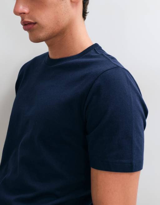 GAP classic t-shirt in navy , 4 of 5