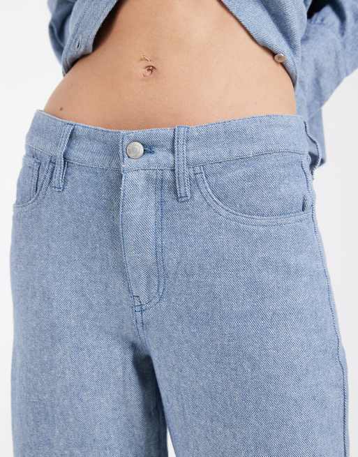 GAP co-ord linen mix trouser in blue, 3 of 5