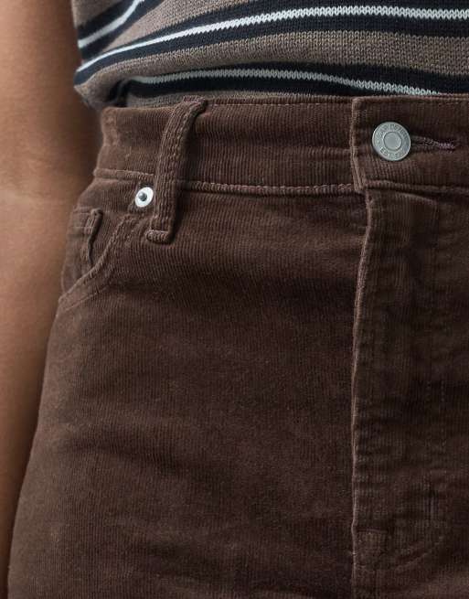 GAP corduroy mini skirt in chestnut, 4 of 5