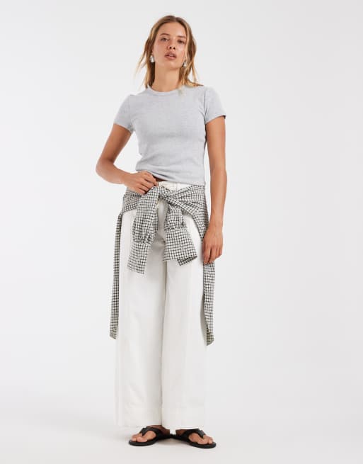 GAP cotton crew t-shirt in grey, 3 of 4