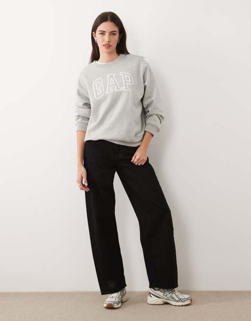 GAP crew neck jumper in grey, 2 of 4