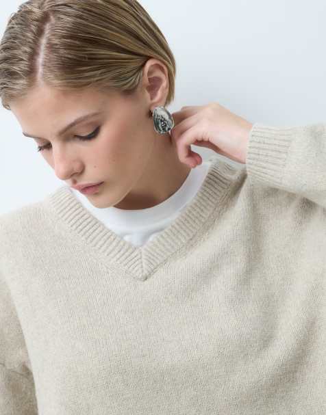 GAP crew neck pullover in beige - view 1