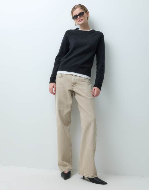 GAP crew neck pullover in black, 2 of 5