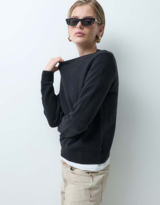 GAP crew neck pullover in black, 5 of 5