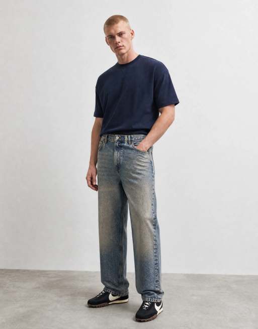 GAP crew neck t-shirt in vintage navy, 10 of 10