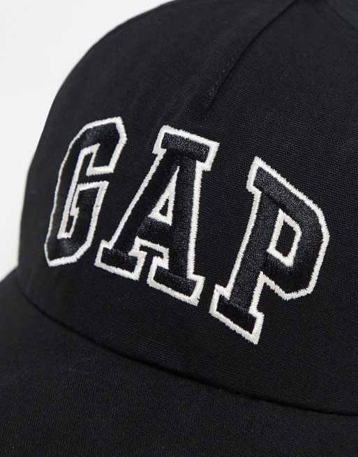 GAP – Czarna czapka z daszkiem i logo – tylko w ASOS, 3 z 4