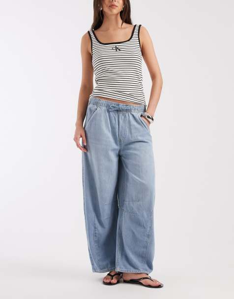 GAP dylan horseshoe jean in light wash blue - view 1