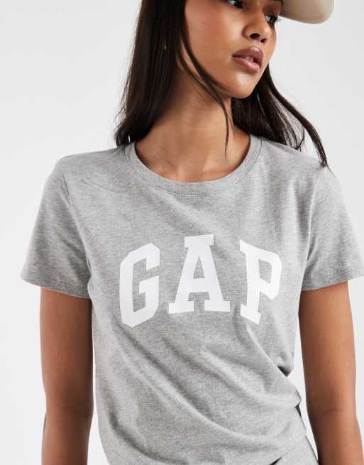 GAP everyday logo t-shirt in grey, 2 of 4