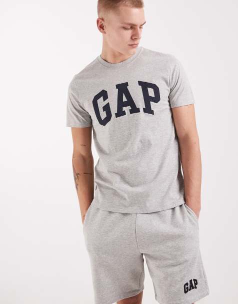 GAP everyday soft logo t-shirt in grey