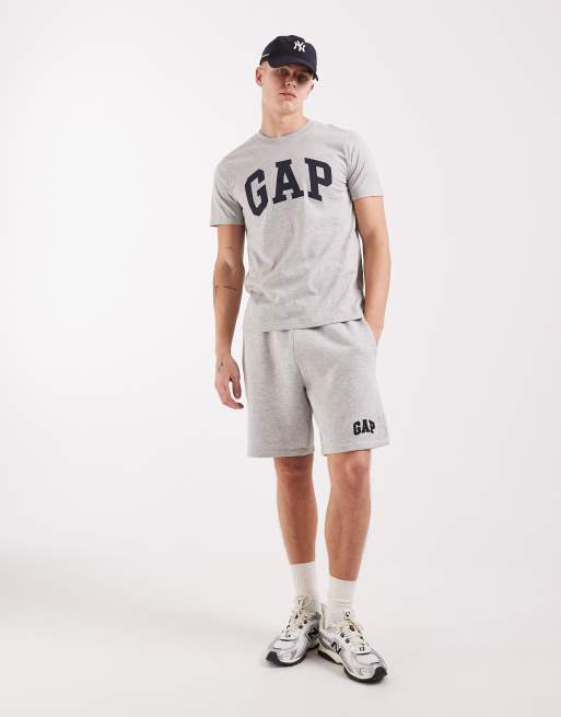 GAP everyday soft logo t-shirt in grey, 2 of 5