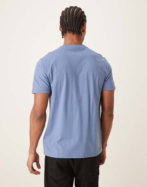 GAP everyday soft logo t-shirt in mid blue, 3 of 5