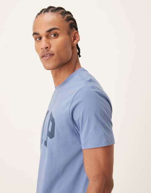 GAP everyday soft logo t-shirt in mid blue, 4 of 5