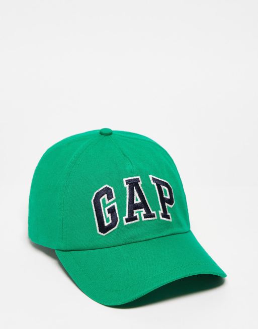 GAP Exclusive logo cap in green ASOS