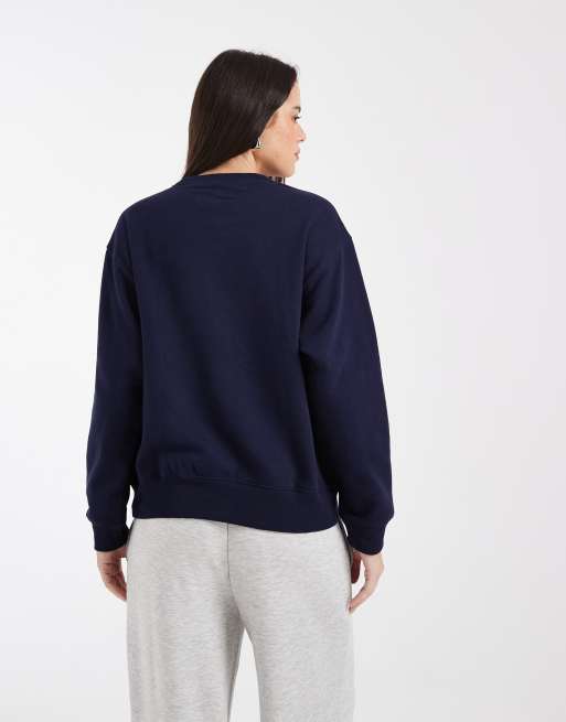 GAP heritage logo sweatshirt in navy, 4 of 4