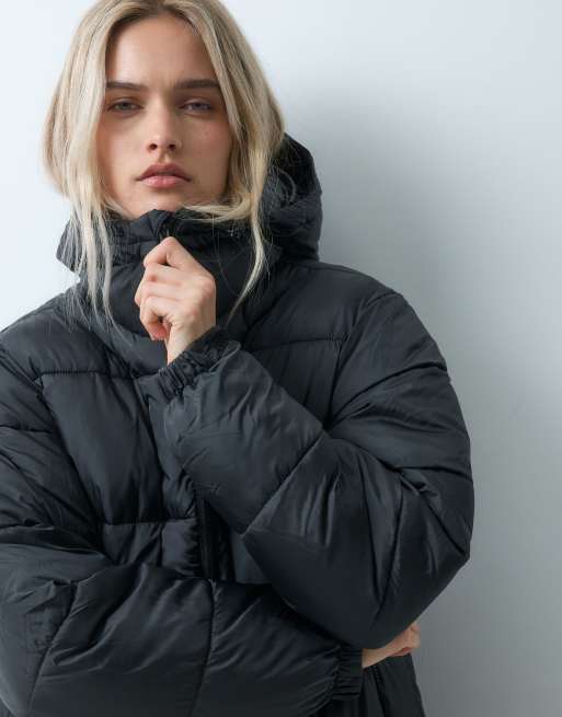 GAP Hooded padded jacket in black, 2 of 4