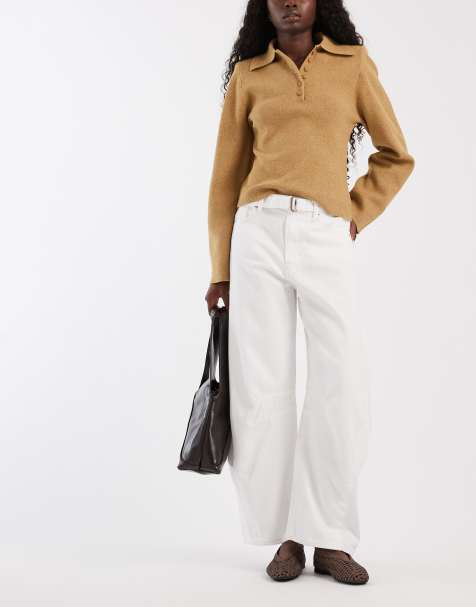 GAP horseshoe jeans in white - view 1