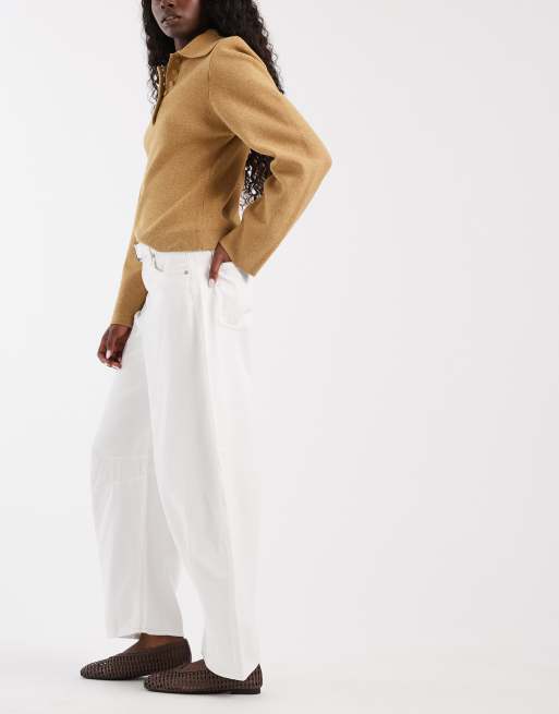 GAP horseshoe jeans in white, 2 of 5