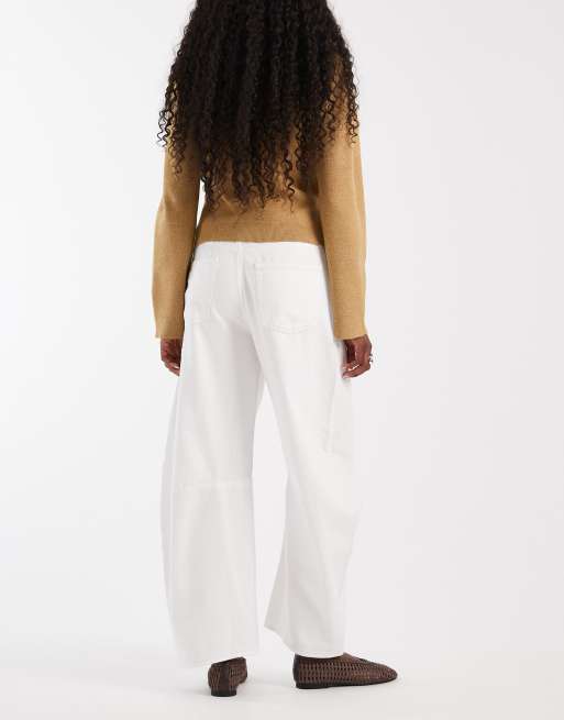 GAP horseshoe jeans in white, 3 of 5