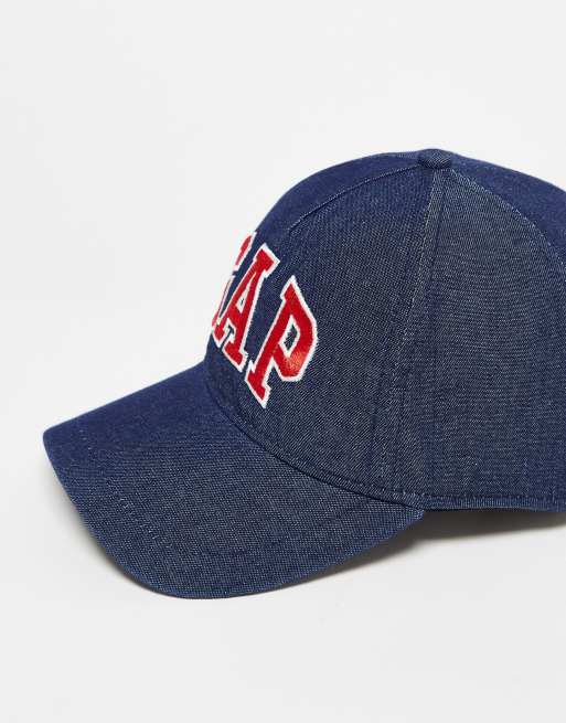 GAP - Kasket med logo i denim, 3 af 4