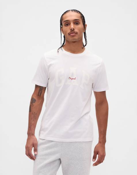 GAP large logo tshirt in white - view 1