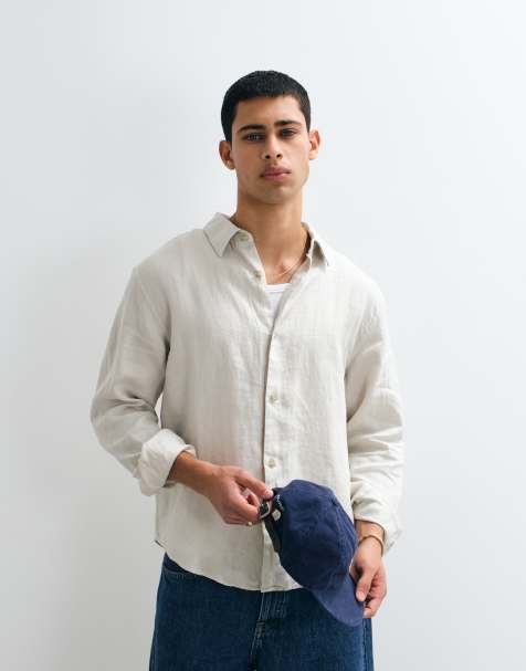 GAP linen shirt in beige - view 1