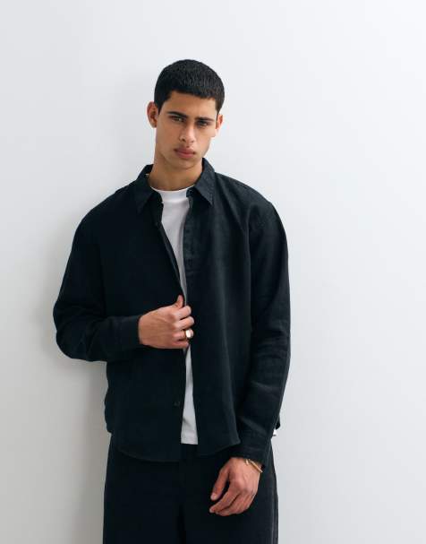 GAP linen shirt in black - view 1