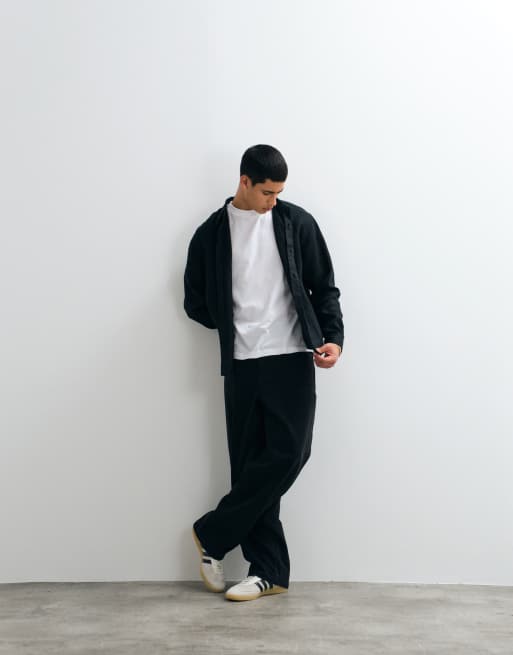 GAP linen shirt in black, 3 of 5