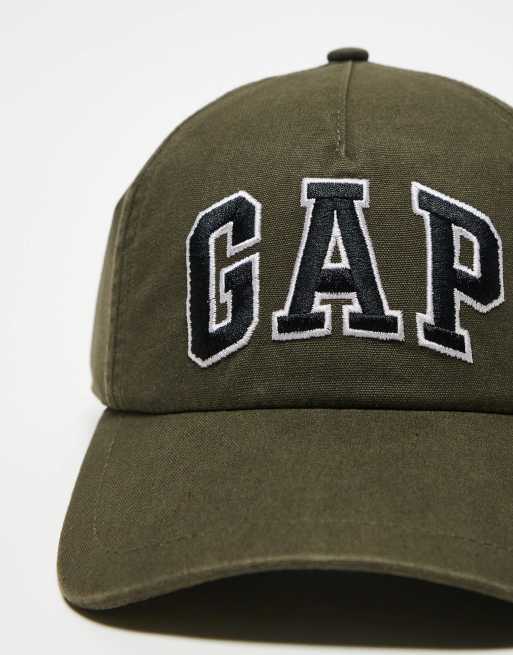 GAP logo cap in olive green | ASOS